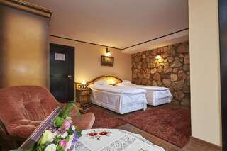 Курортные отели Conacul Ambient Кристьян Двухместный номер с 1 кроватью или 2 отдельными кроватями и балконом-2