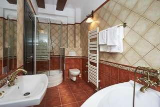 Курортные отели Conacul Ambient Кристьян Двухместный номер с 1 кроватью или 2 отдельными кроватями и балконом-11
